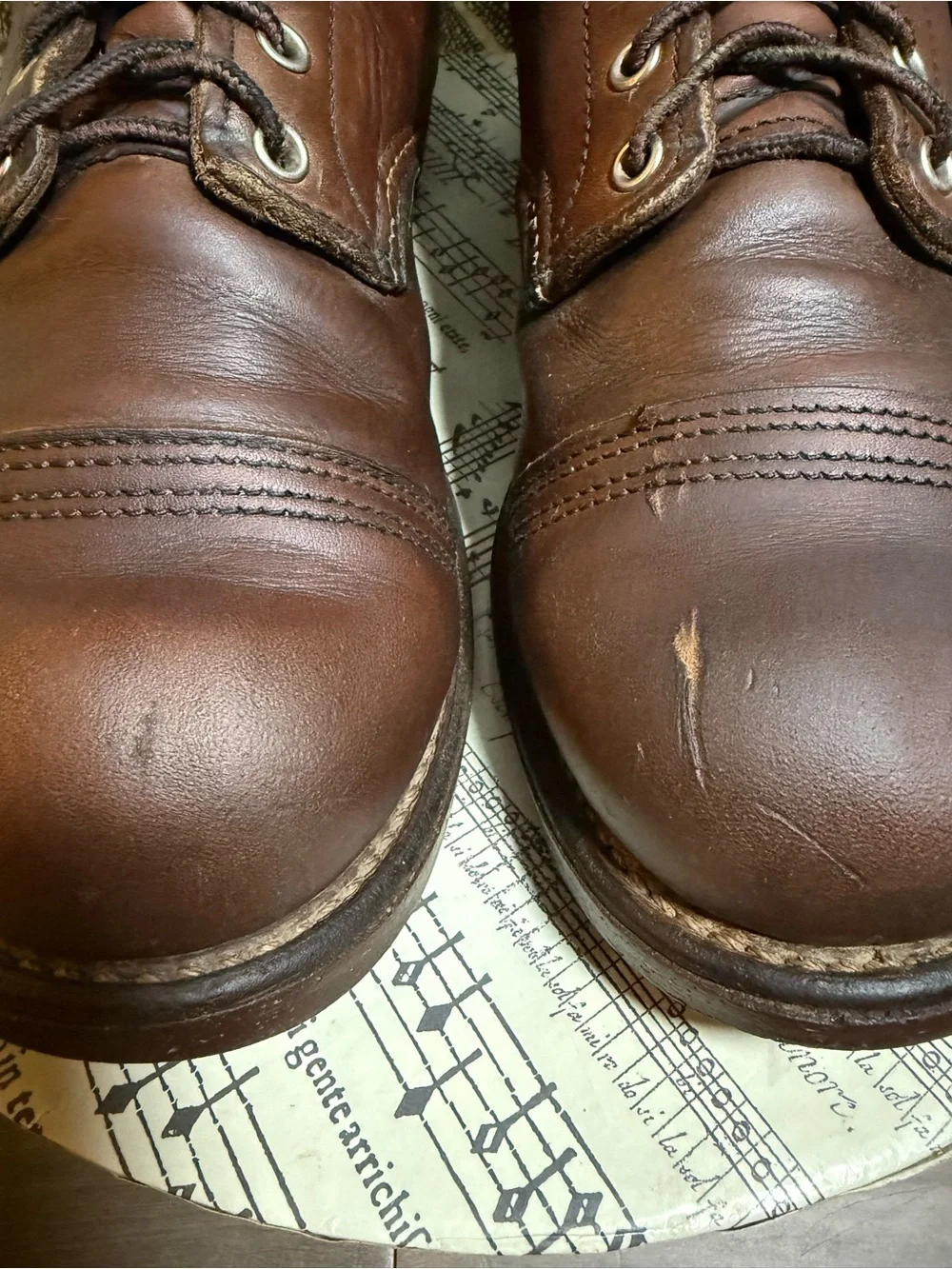 Red Wing Iron Ranger 8111 Amber Harness Leather Boots Size 8 E2 Wide